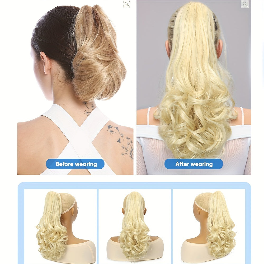 Curly Wavy Ponytail Extensions Clip In Hair