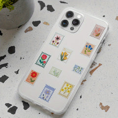 500pcs Floral Clip Art Sticker Roll 10 Patterns Flower Designs Party Decoration