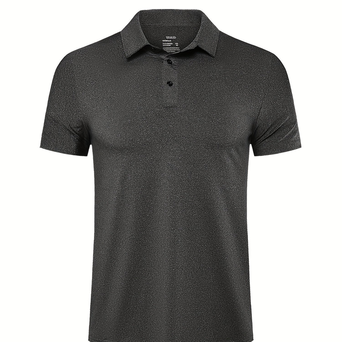 Men's Solid Quick drying Moisture Wicking Short Sleeve Shirt