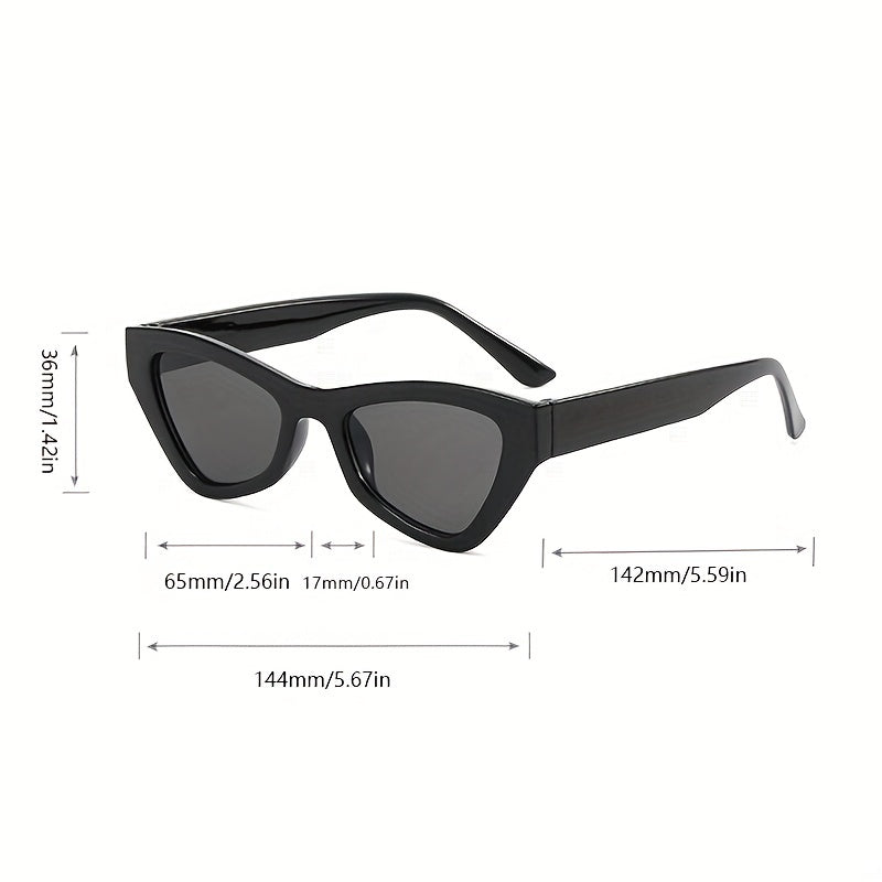 Y2K Cat Eye Sunglasses Vintage Jelly Shades UV400