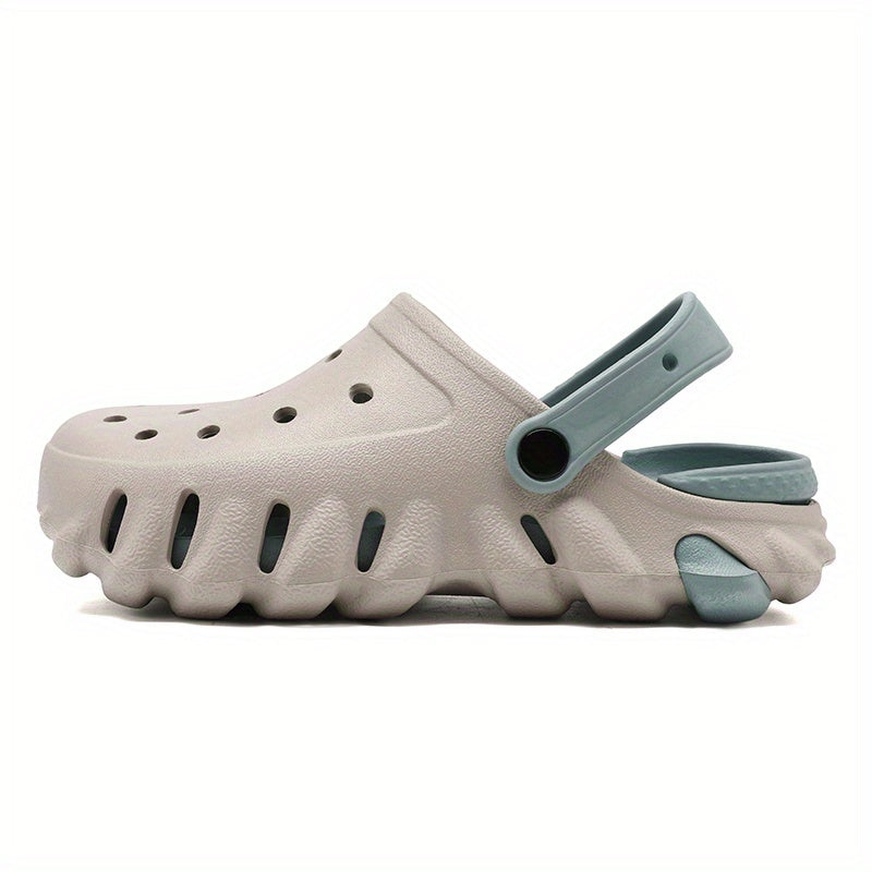 Men's Closed Toe Slip On Clogs Anti-skid Water Beach Garden Shoes