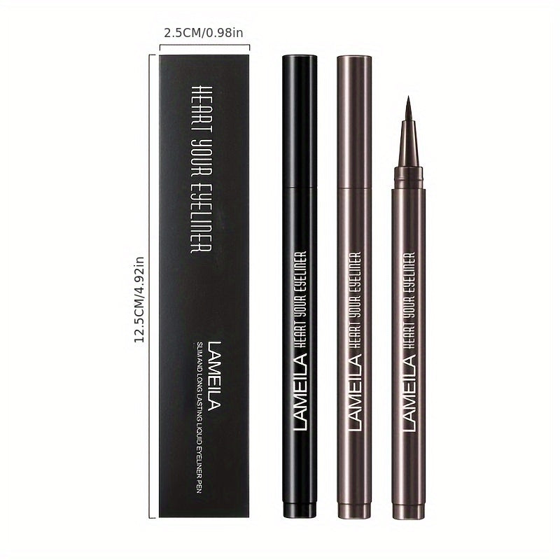 Waterproof Liquid Eyeliner Pencil Fast Drying Smudge Proof