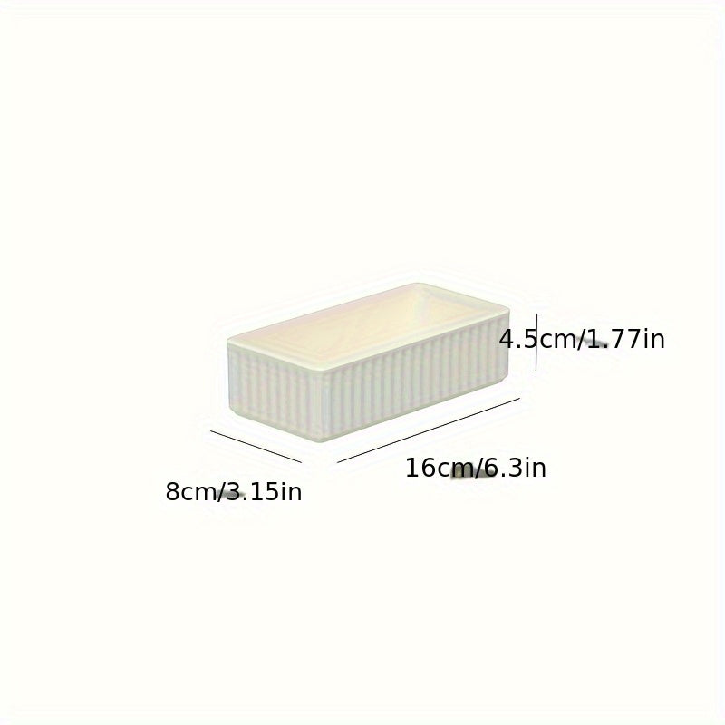 Light Storage Tray Desk Office Debris Storage Box Divided Drawer Storage Tra