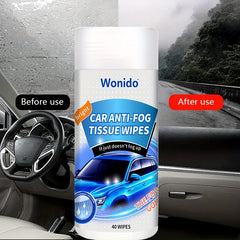 Long Lasting Car Windshield Defogging & Rainproof Wipes