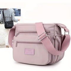 Casual Nylon Crossbody Bag Women's Pockets Purses Lightweight Daily Shoulder Bag