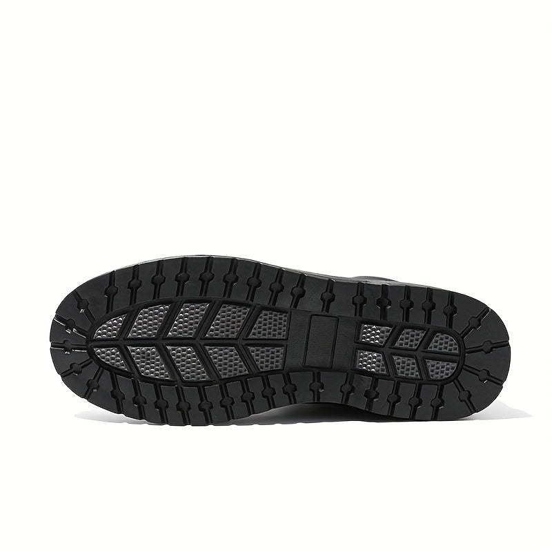 Men's Waterproof Hiking Boots Anti-Skid Lace-Up Shoes