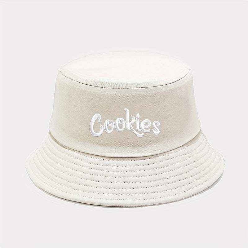 COOKIES Bucket Hat Outdoor Sun Cap Packable Travel Beach Hat