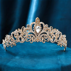 Metal Rhinestone Tiara Hair Accessories for Women