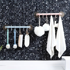 Plastic Key Rack Sucker Vacuum Frame Towel Holder Bathroom Accessories