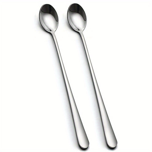 Long Handle Spoon Coffee Stirrers Ice Tea Spoon 18 10 Stainless Steel