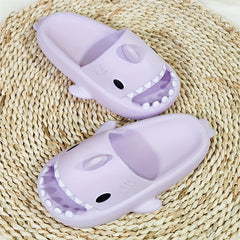 Boy's Shark Slippers Comfy Non Slip Home Shoes For Kids Indoor Activities