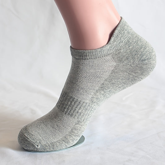 25 Pairs Men's Liner Anklets Socks Cotton Blend Breathable Soft Sweat Absorbent