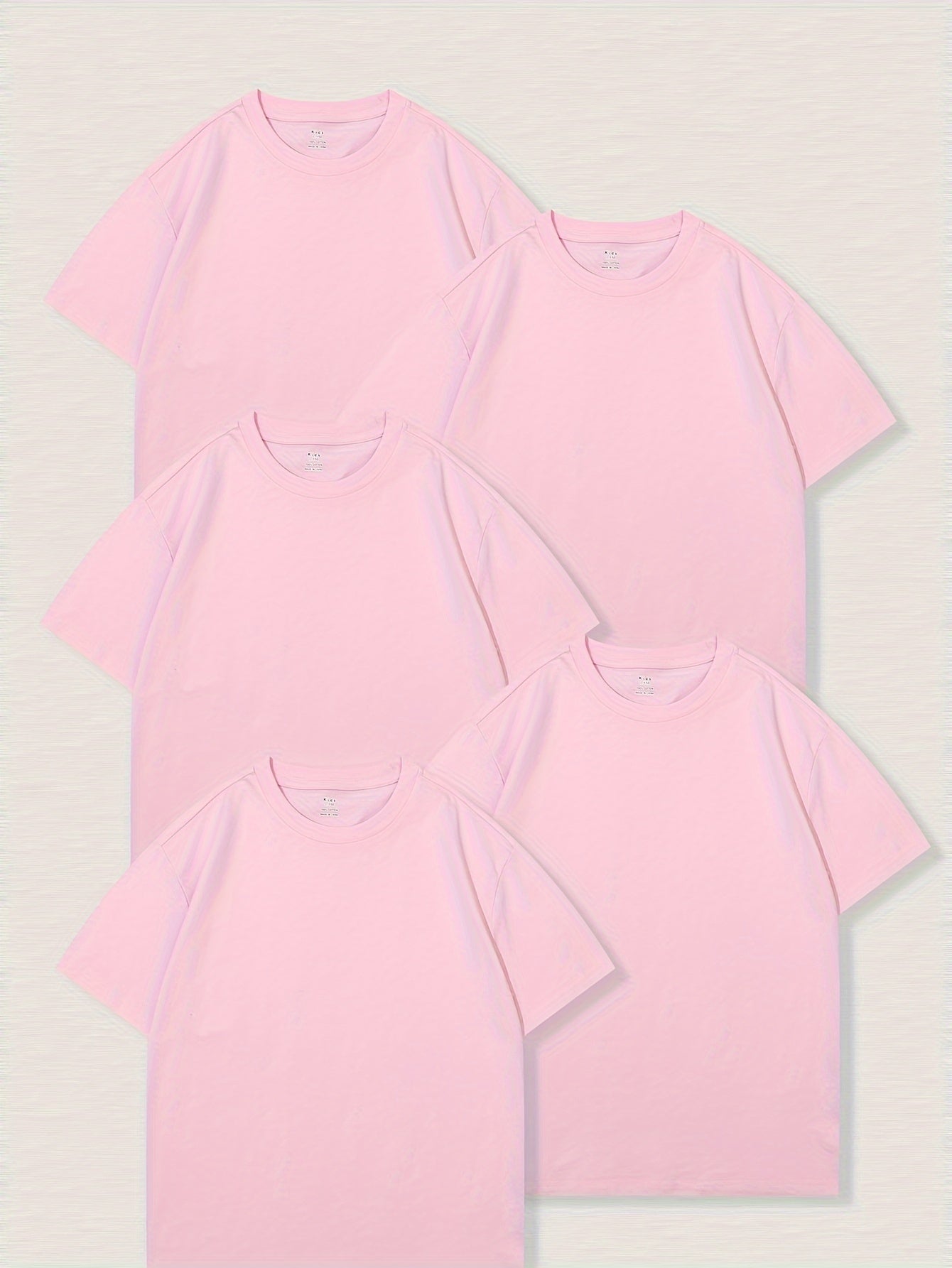 5 Boys' Breathable Cotton T Shirts - Casual Wear or Pajamas