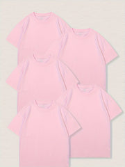 5 Boys' Breathable Cotton T Shirts - Casual Wear or Pajamas