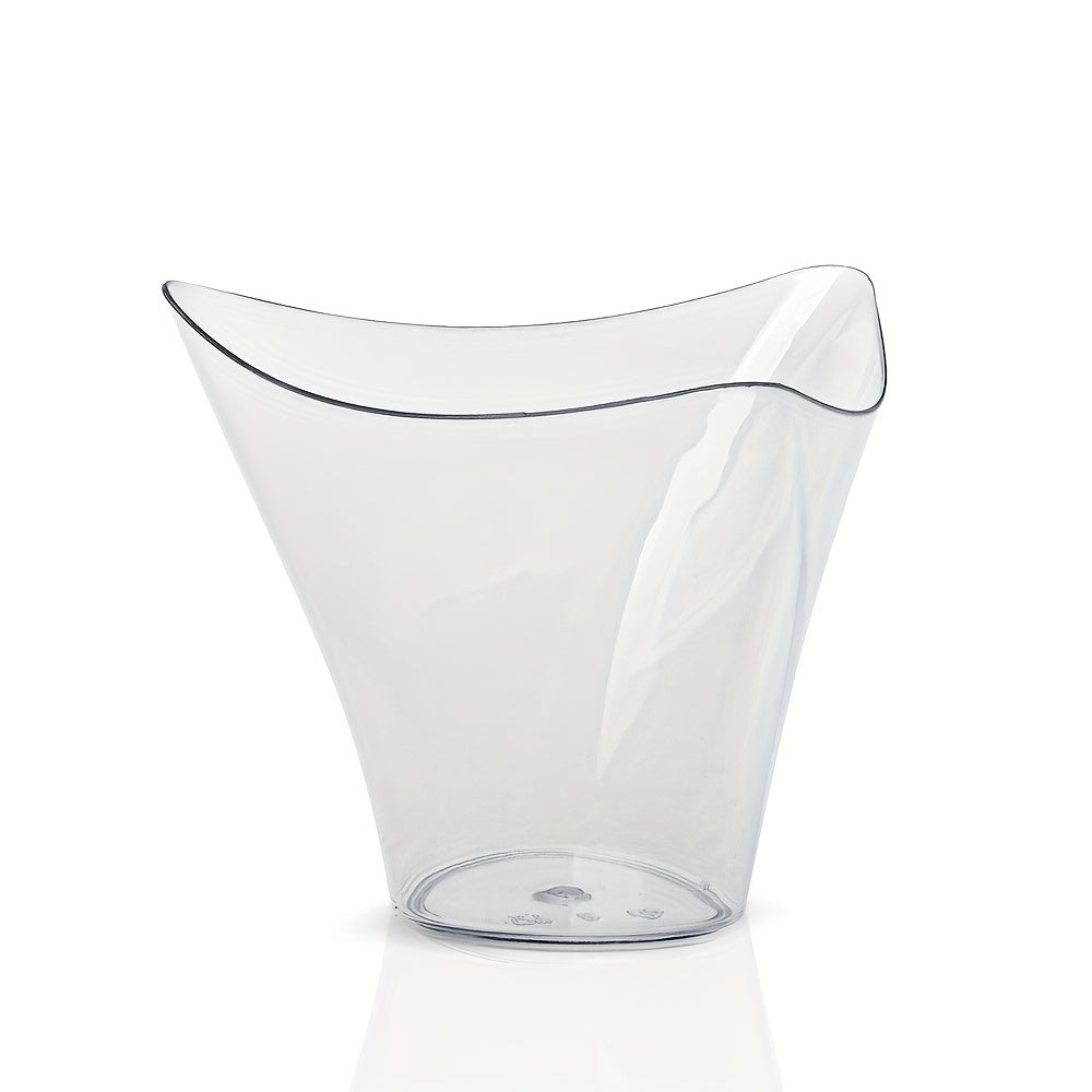 25pcs 3 Oz Dessert Cups With Spoons For Party Disposable and Biodegradable