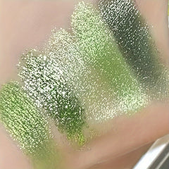 Green Eyeshadow Palette Matte & Shimmer Effects Waterproof Long Lasting