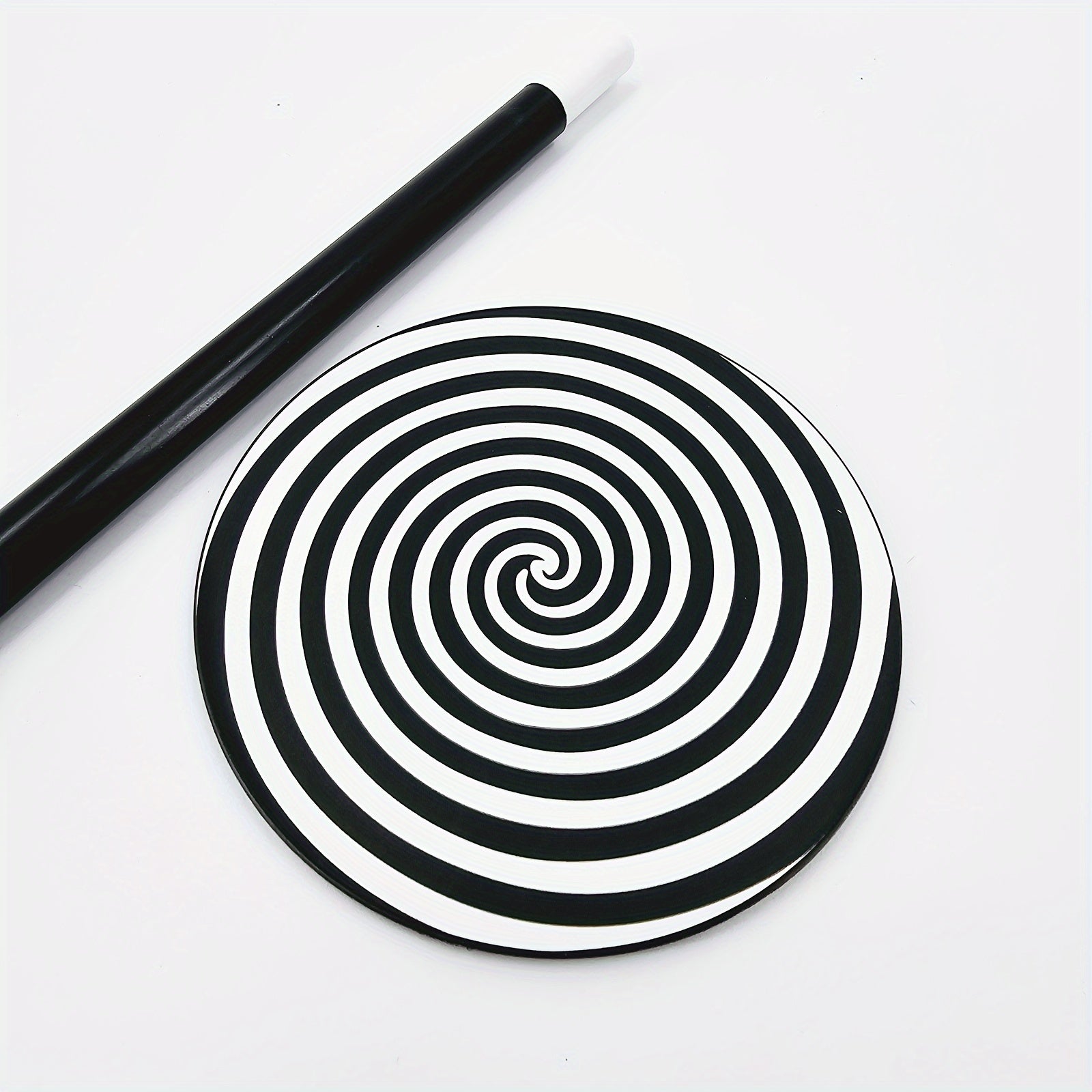 Hypnotic Illusion Disc Toy Spiral Stage Performance Prop