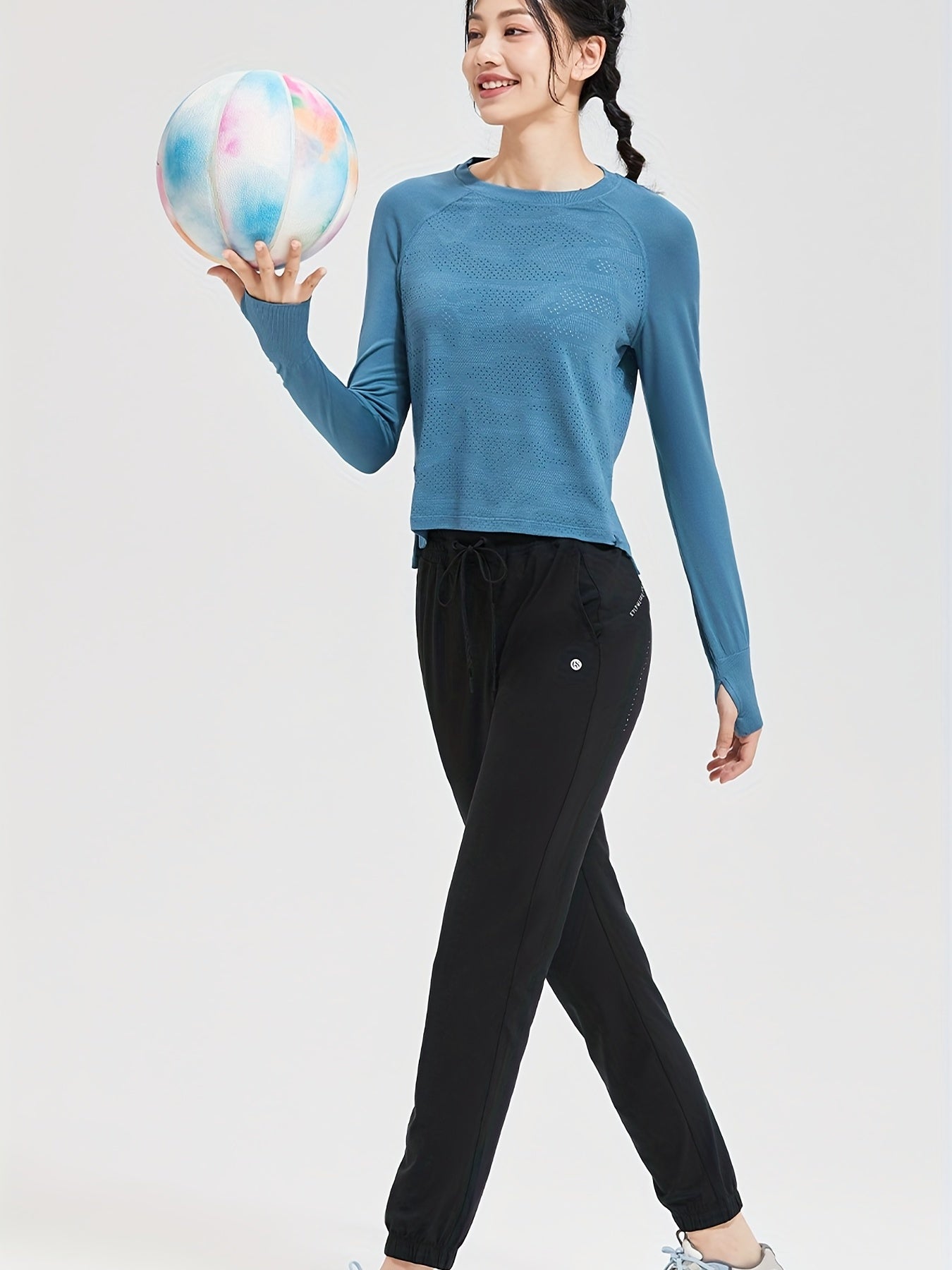 Drawstring Quick Drying Casual Pants for Women