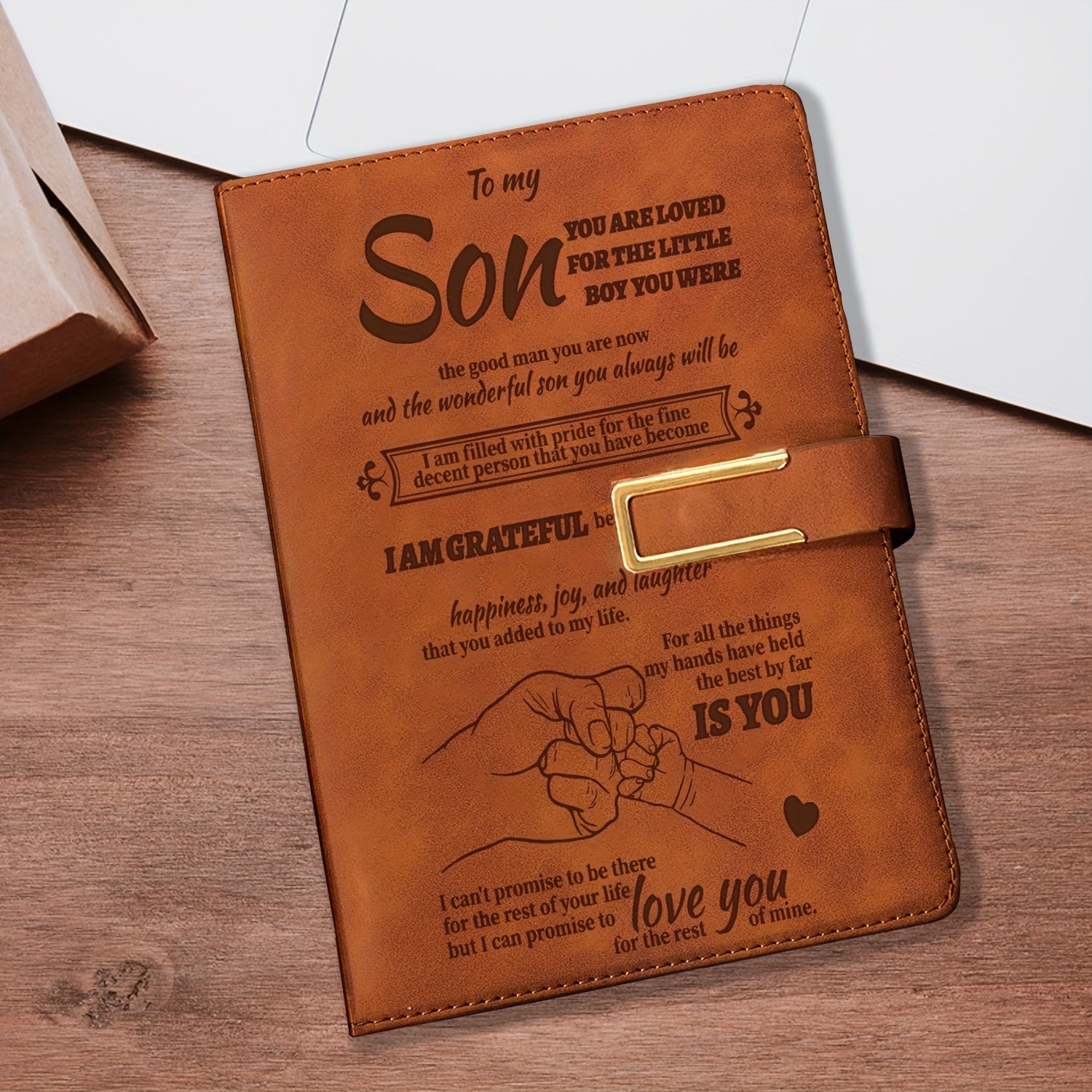Engraved A5 Notebook Journal Gift For Son