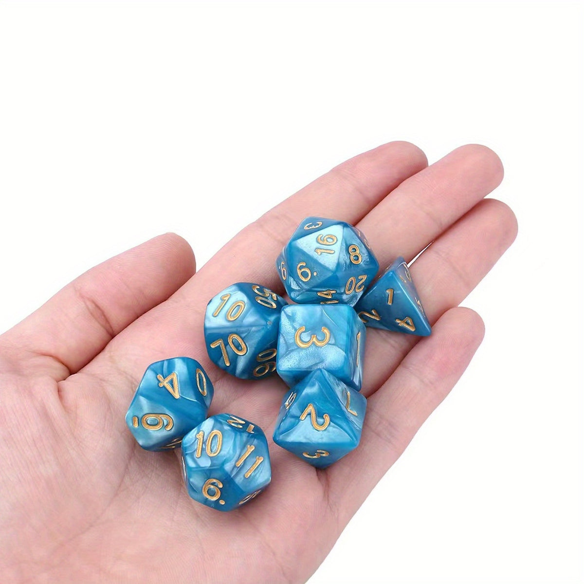 7pcs Polyhedral Dice Set Game Accessories