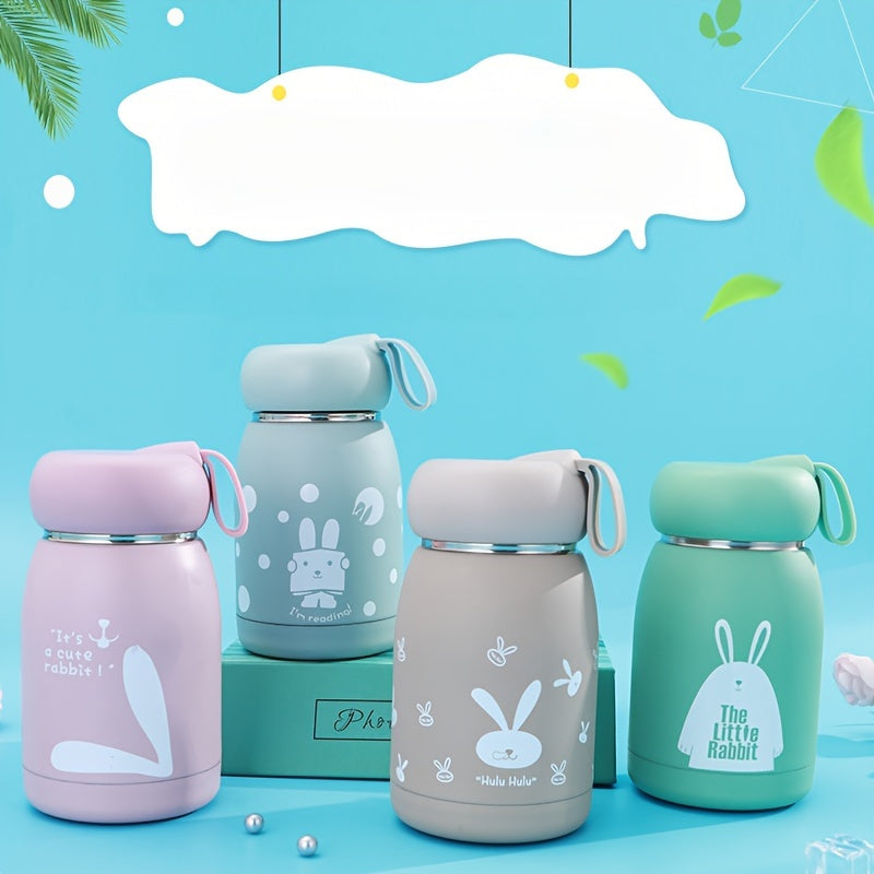 300ml Stainless Steel Insulation Cup Portable Rabbit Water Bottle
