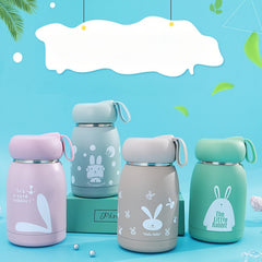 300ml Stainless Steel Insulation Cup Portable Rabbit Water Bottle