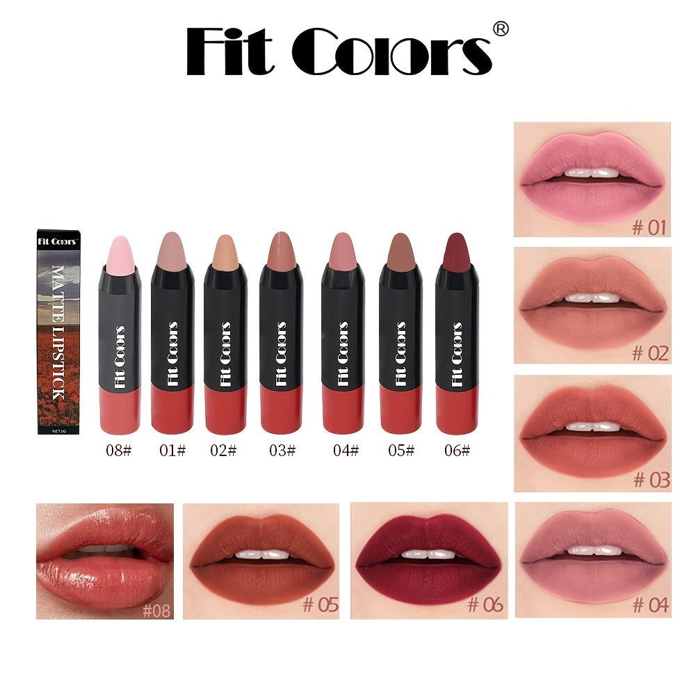 Long Lasting Matte Lipstick Set - Easy to Apply, Non Drying