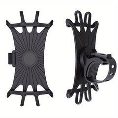 Adjustable 360 Rotation Silicone Bike Phone Holder Phone Accessories