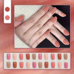 120pcs Assorted Colors False Nail Tips Set Easy DIY Nail Art Quick Salon Look