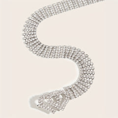 Double Heart Buckle Belt Y2K Rhinestone Tassel Waistband Girdle