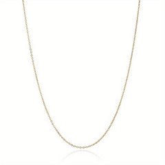Stainless Steel 18K Plated Chain Necklace For Women Jewelry