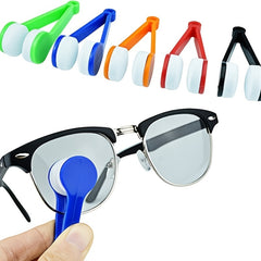 5pcs Men's Casual Mini Microfiber Glasses Cleaning Clips