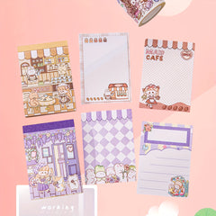 70 Sheets Mini Notebook Student Portable Diary Memo Sticky Notes