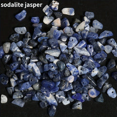 Natural Stone Irregular Gravel Chips Beads - Amazonite Garnet