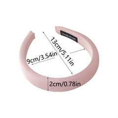 Wide Brim Headband Sponge Padded Head Hoop Style Headdress
