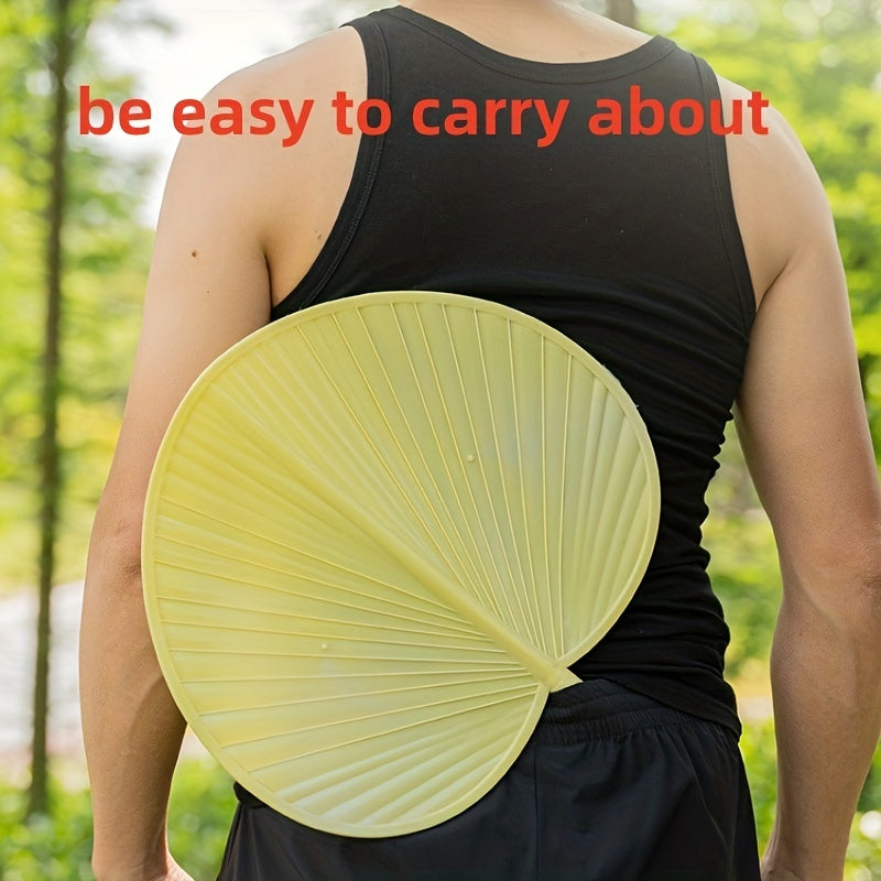 Retro Cattail Leaf Handheld Fan Old Fashioned Summer Portable Bamboo Fan