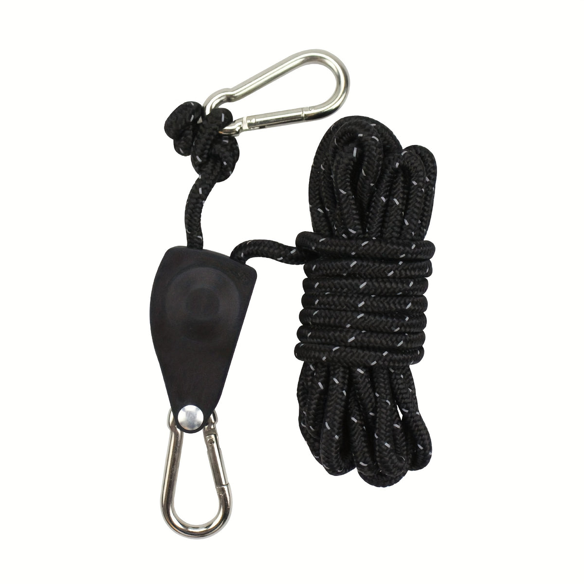 Windproof Rope with Adjuster for Canopy, Reflective Pull Rope Lanyard