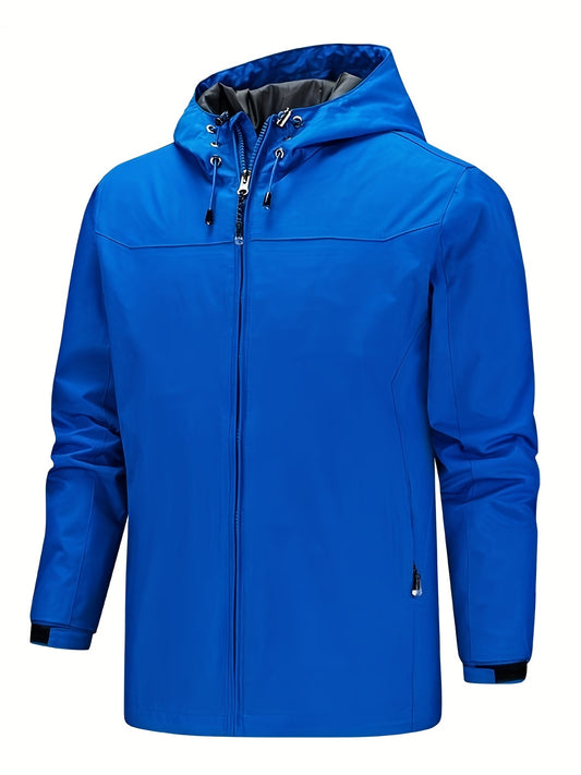 Men's Lightweight Waterproof Windbreaker Jacket Coat for Spring Autumn