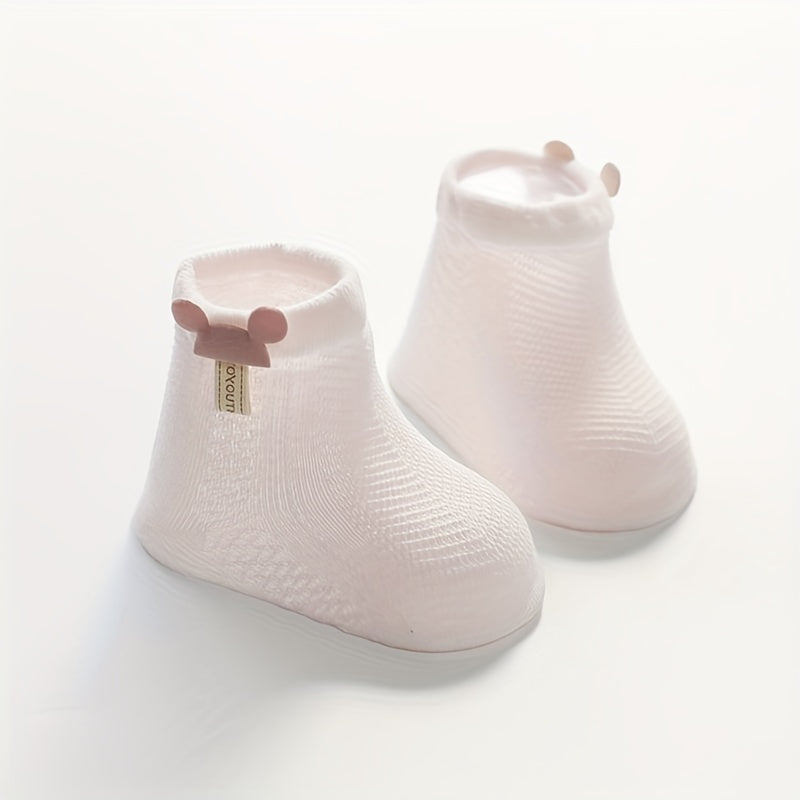 Baby Cotton Summer Crew Socks for 0-3 Years Old