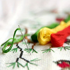 DIY Embroidery Stitch Kit: Learn 30 Stitches, Beginner Hand Stitch Skills