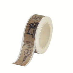 Retro Ruler Journal & Paper Glue Tearable Decorative Sticker