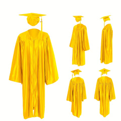 Unisex Adult Graduation Cap and Gown Tassel Charm Package