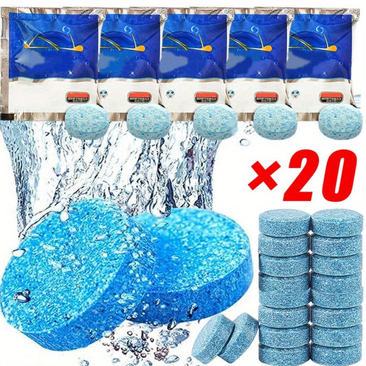 Car Windshield Glass Concentrated Washer Tablets - 20pcs