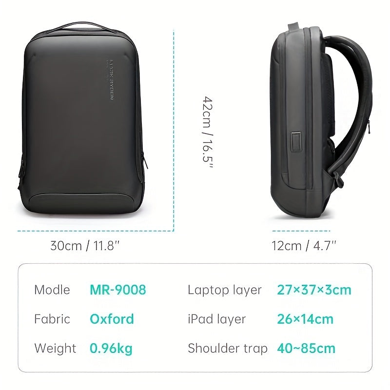 Water Resistant Slim Laptop Backpack for Business Travel