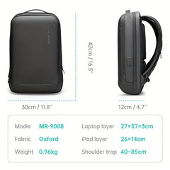 Water Resistant Slim Laptop Backpack for Business Travel