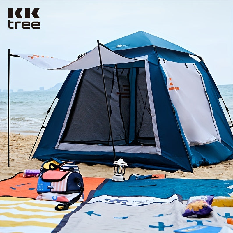 Portable Folding Canopy Fully Automatic Camping Tent for 3-4 People