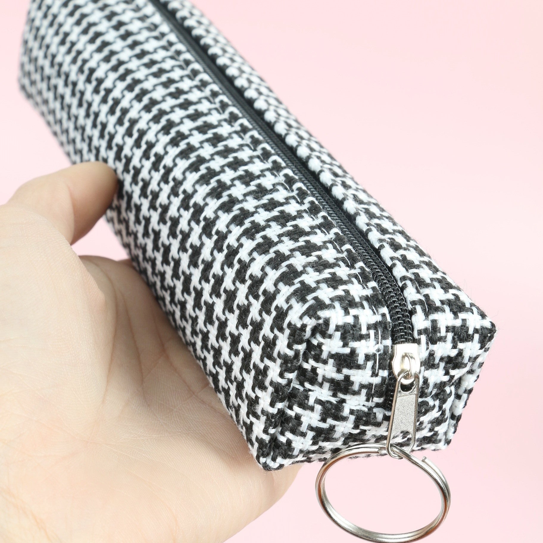 Classic Checkered Pencil Case