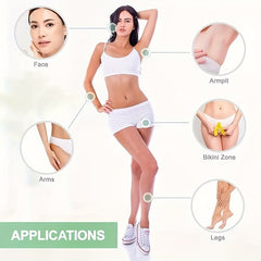 100 Wax Strips Hair Removal Non Woven Waxing Strips for Body Bikini
