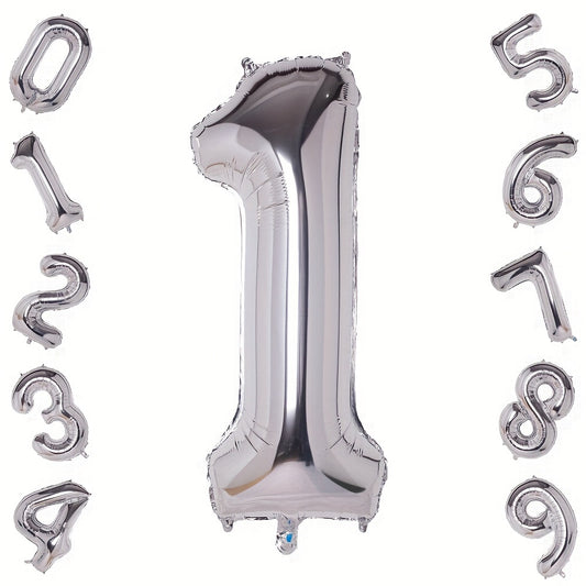 6Cm Big Numbers 0-9 Birthday Party Decorations Foil Mylar Balloon