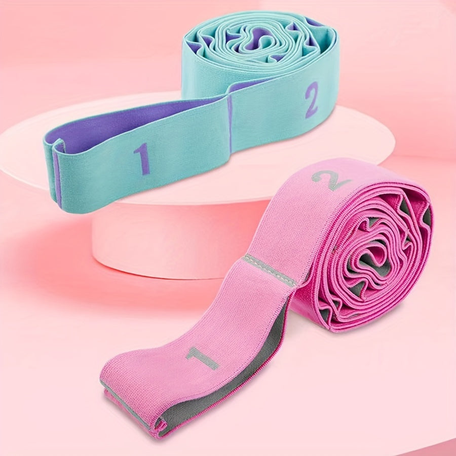 11 segment Resistance Band Yoga Stretch Correct Posture Elastic Belt